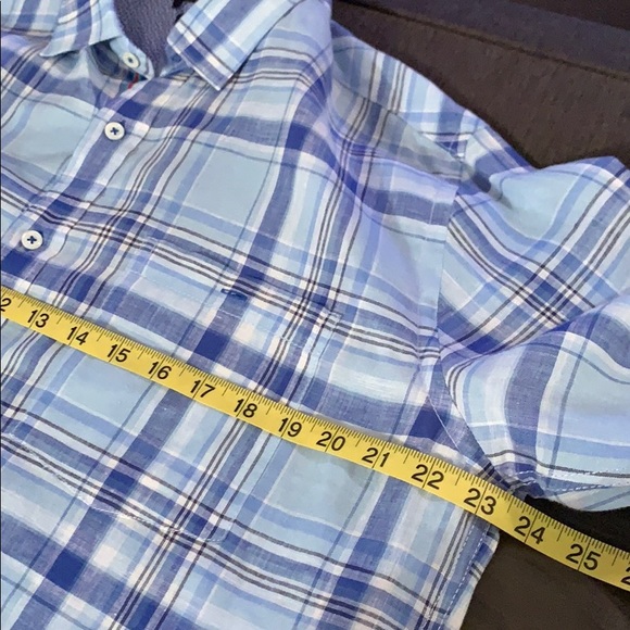 BUGATCHI Casual Linen Shirt. Size Large - Picture 12 of 14